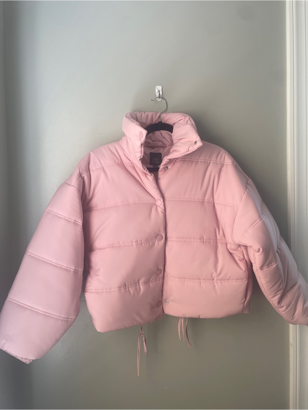 Women Pink Puffer Coat
